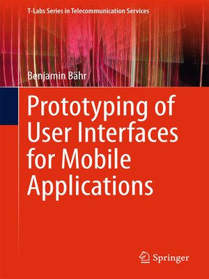 cover image of Prototyping of User Interfaces for Mobile Applications